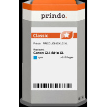 compatibile con Canon CLI-581c XL ciano (2049C001)  Prindo Classic XL ciano Cartuccia d'inchiostro