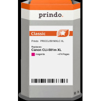compatibile con Canon CLI-581m XL magenta (2050C001)  Prindo Classic XL magenta Cartuccia d'inchiostro