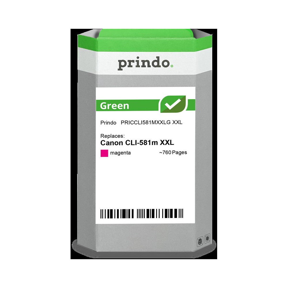 compatibile con Canon CLI-581m XXL magenta (1996C001)  Prindo Green XXL magenta Cartuccia d'inchiostro