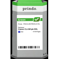 compatibile con Canon CLI-581pb XXL Blu (1999C001)  Prindo Green XXL Blu Cartuccia d'inchiostro