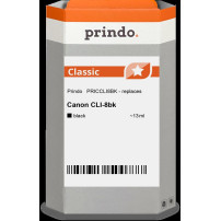 compatibile con Canon CLI-8bk nero (0620B001)  Prindo Classic nero Cartuccia d'inchiostro