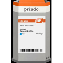 compatibile con Canon GI-490c ciano (0664C001)  Prindo Classic ciano Cartuccia d'inchiostro