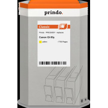 compatibile con Canon GI-50y giallo (3405C001)  Prindo Classic giallo Cartuccia d'inchiostro