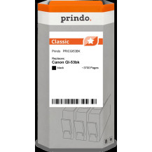 compatibile con Canon GI-53bk nero (4699C001)  Prindo Classic nero Cartuccia d'inchiostro