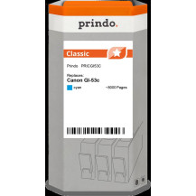 compatibile con Canon GI-53c ciano (4673C001)  Prindo Classic ciano Cartuccia d'inchiostro