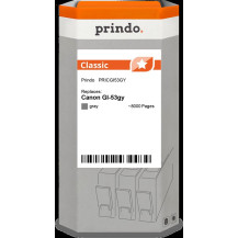 compatibile con Canon GI-53gy Grigio (4708C001)  Prindo Classic Grigio Cartuccia d'inchiostro