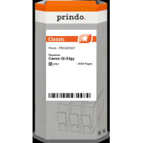 compatibile con Canon GI-53gy Grigio (4708C001)  Prindo Classic Grigio Cartuccia d'inchiostro