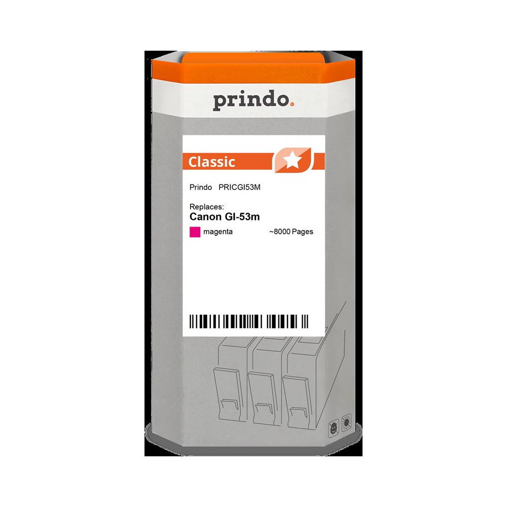 compatibile con Canon GI-53m magenta (4681C001)  Prindo Classic magenta Cartuccia d'inchiostro