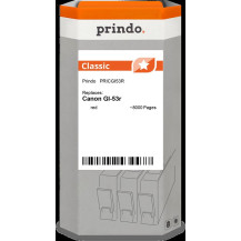 compatibile con Canon GI-53r Rosso (4717C001)  Prindo Classic Rosso Cartuccia d'inchiostro