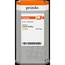 compatibile con Canon GI-55y giallo (6291C001)  Prindo Classic giallo Cartuccia d'inchiostro