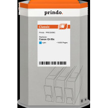 compatibile con Canon GI-56c ciano (4430C001)  Prindo Classic ciano Cartuccia d'inchiostro