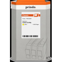 compatibile con Canon GI-56y giallo (4432C001)  Prindo Classic giallo Cartuccia d'inchiostro