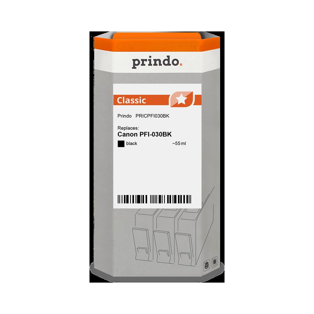 compatibile con Canon PFI-030BK nero (3489C001)  Prindo Classic nero Cartuccia d'inchiostro