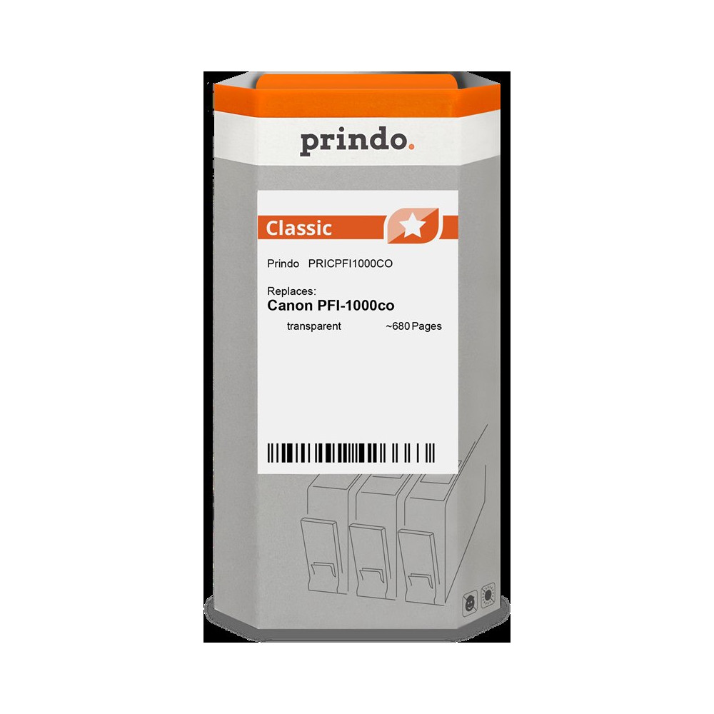 compatibile con Canon PFI-1000co Trasparente (0556C001)  Prindo Classic Trasparente Cartuccia d'inchiostro