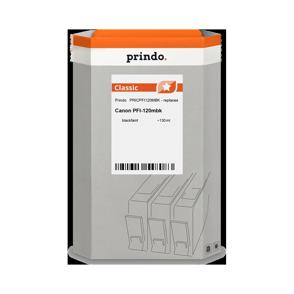 compatibile con Canon PFI-120mbk Nero (opaco) (2884C001)  Prindo Classic Nero (opaco) Cartuccia d'inchiostro