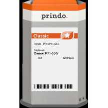 compatibile con Canon PFI-300r Rosso (4199C001)  Prindo Classic Rosso Cartuccia d'inchiostro