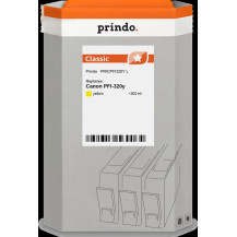 compatibile con Canon PFI-320y giallo (2893C001)  Prindo Classic L giallo Cartuccia d'inchiostro