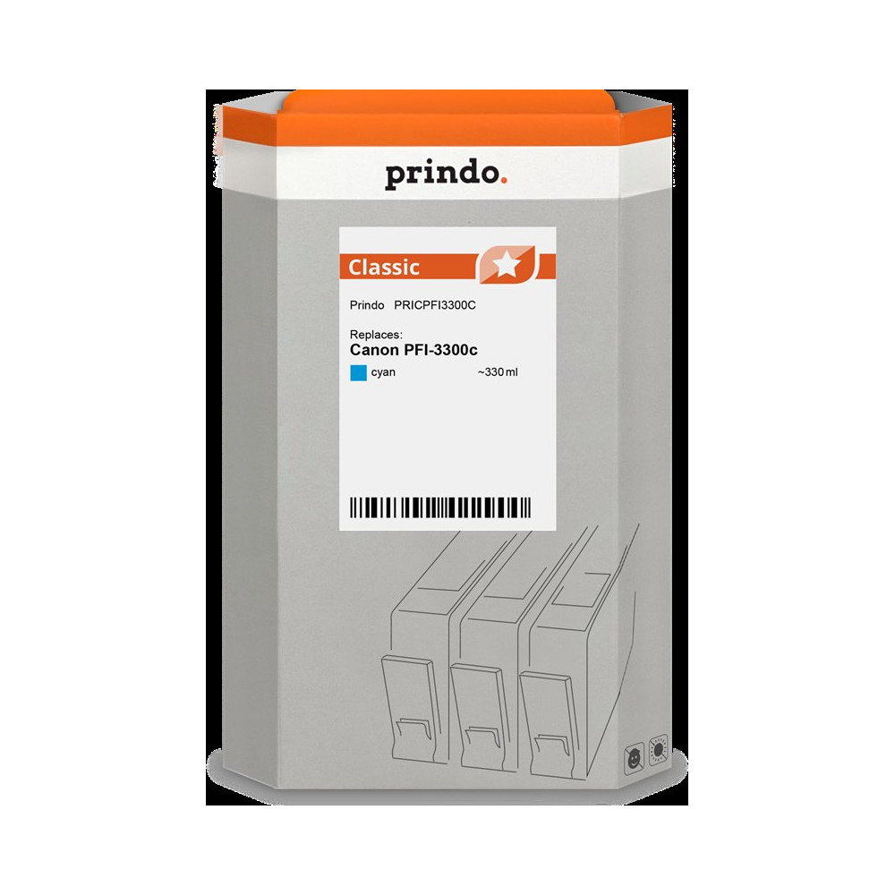 Prindo Classic ciano Cartuccia d'inchiostro