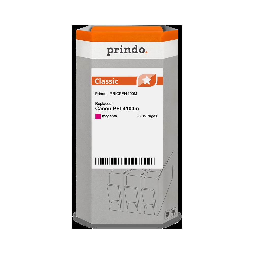 compatibile con Canon PFI-4100m magenta (6779C001)  Prindo Classic magenta Cartuccia d'inchiostro