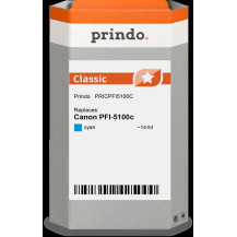 compatibile con Canon PFI-5100c ciano (6953C001)  Prindo Classic ciano Cartuccia d'inchiostro