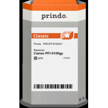 compatibile con Canon PFI-5100gy Grigio (6959C001)  Prindo Classic Grigio Cartuccia d'inchiostro
