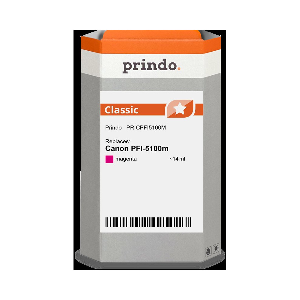 compatibile con Canon PFI-5100m magenta (6954C001)  Prindo Classic magenta Cartuccia d'inchiostro