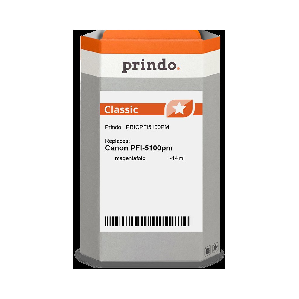 compatibile con Canon PFI-5100pm magenta (Foto) (6957C001)  Prindo Classic magenta (Foto) Cartuccia d'inchiostro