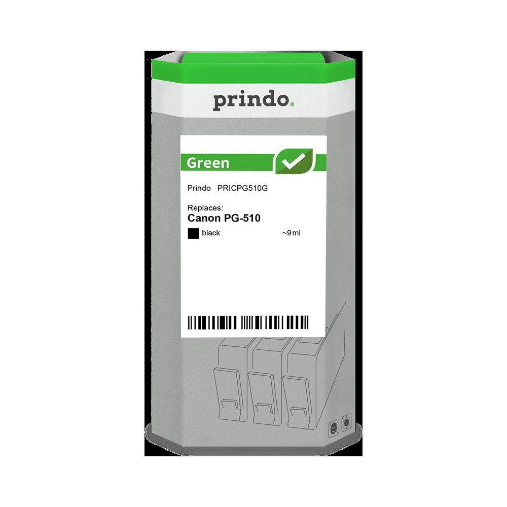 compatibile con Canon PG-510 nero (2970B001)  Prindo Green nero Cartuccia d'inchiostro