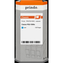 compatibile con Canon PGI-1500c ciano (9229B001)  Prindo Classic ciano Cartuccia d'inchiostro
