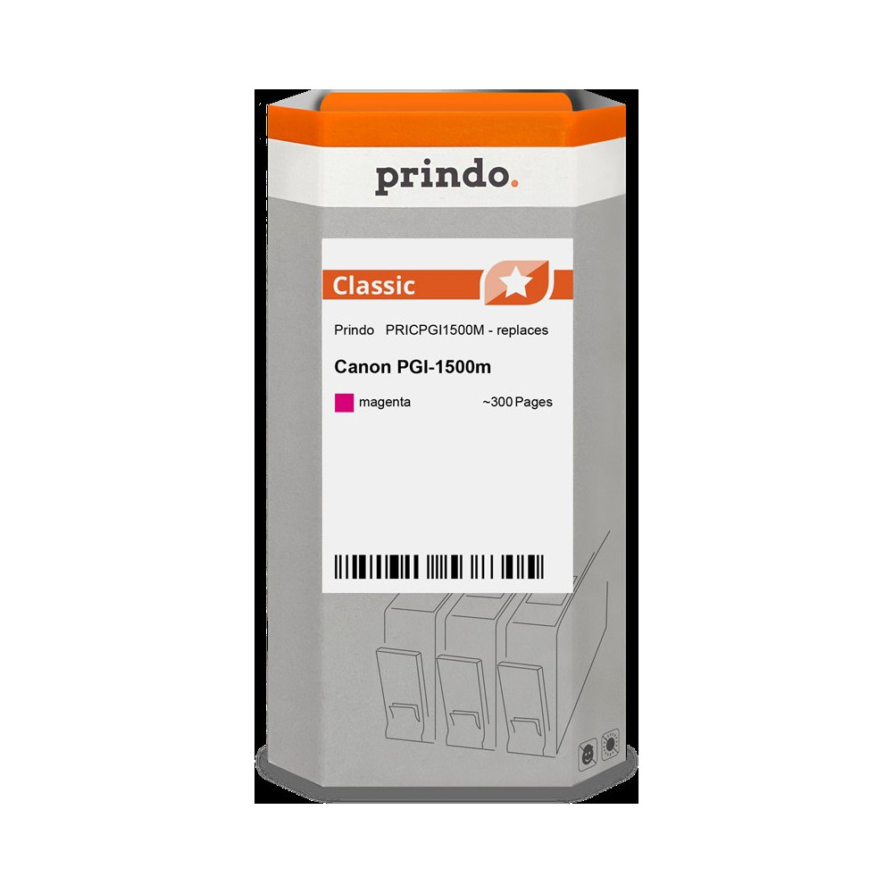 compatibile con Canon PGI-1500m magenta (9230B001)  Prindo Classic magenta Cartuccia d'inchiostro