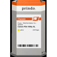 compatibile con Canon PGI-1500y XL giallo (9195B001)  Prindo Classic XL giallo Cartuccia d'inchiostro
