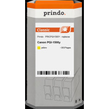 compatibile con Canon PGI-1500y giallo (9231B001)  Prindo Classic giallo Cartuccia d'inchiostro