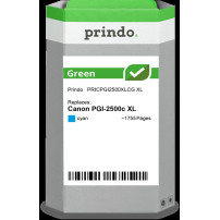compatibile con Canon PGI-2500c XL ciano (9265B001)  Prindo Green XL ciano Cartuccia d'inchiostro