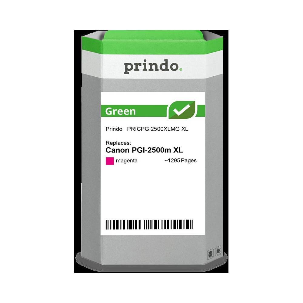 compatibile con Canon PGI-2500m XL magenta (9266B001)  Prindo Green XL magenta Cartuccia d'inchiostro