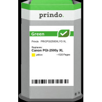 compatibile con Canon PGI-2500y XL giallo (9267B001)  Prindo Green XL giallo Cartuccia d'inchiostro