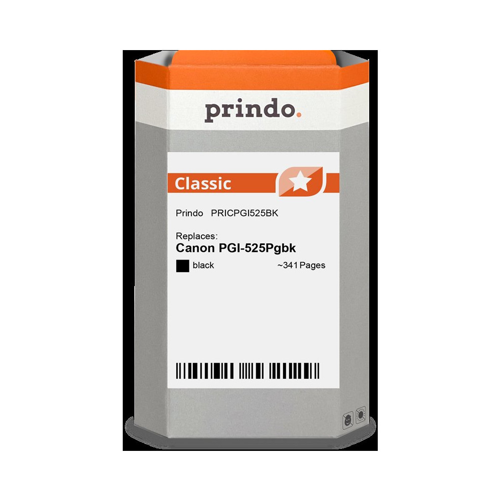 compatibile con Canon PGI-525Pgbk nero (4529B001)  Prindo Classic nero Cartuccia d'inchiostro