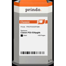 compatibile con Canon PGI-530pgbk nero (6117C001)  Prindo Classic nero Cartuccia d'inchiostro