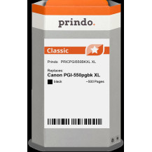 compatibile con Canon PGI-550pgbk XL nero (6431B001)  Prindo Classic XL nero Cartuccia d'inchiostro