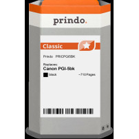 compatibile con Canon PGI-5bk nero (0628B001)  Prindo Classic nero Cartuccia d'inchiostro