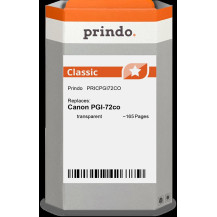 compatibile con Canon PGI-72co Trasparente (6411B001)  Prindo Classic Trasparente Cartuccia d'inchiostro