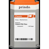 compatibile con Canon PGI-72co Trasparente (6411B001)  Prindo Classic Trasparente Cartuccia d'inchiostro