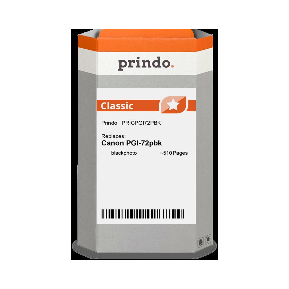 compatibile con Canon PGI-72pbk Nero (Foto) (6403B001)  Prindo Classic Nero (Foto) Cartuccia d'inchiostro