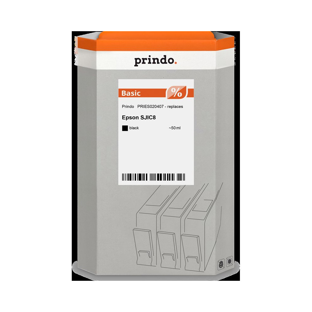 Prindo Basic nero Cartuccia d'inchiostro