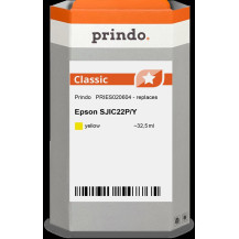 compatibile con Epson SJIC22P-Y giallo  Prindo Classic giallo Cartuccia d'inchiostro