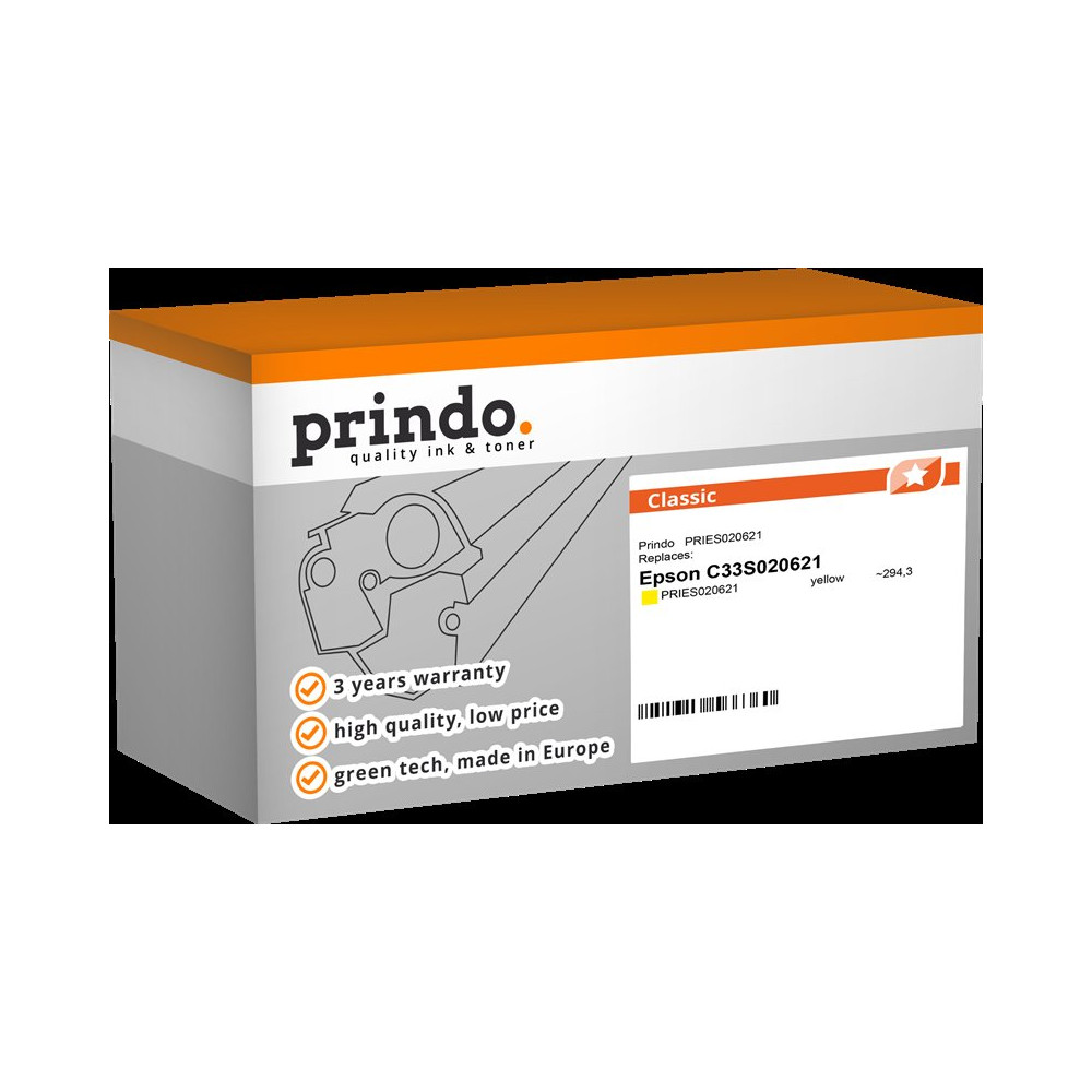 Prindo Classic giallo Cartuccia d'inchiostro