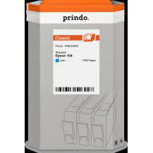 compatibile con Epson 104 ciano  Prindo Classic ciano Cartuccia d'inchiostro
