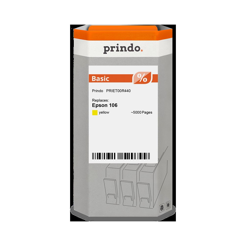 Prindo Basic giallo Cartuccia d'inchiostro