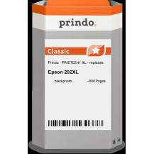 compatibile con Epson 202XL Nero (Foto)  Prindo Classic XL Nero (Foto) Cartuccia d'inchiostro
