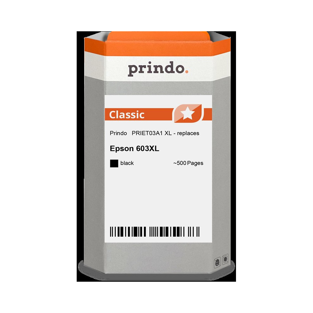 compatibile con Epson 603XL nero  Prindo Classic XL nero Cartuccia d'inchiostro