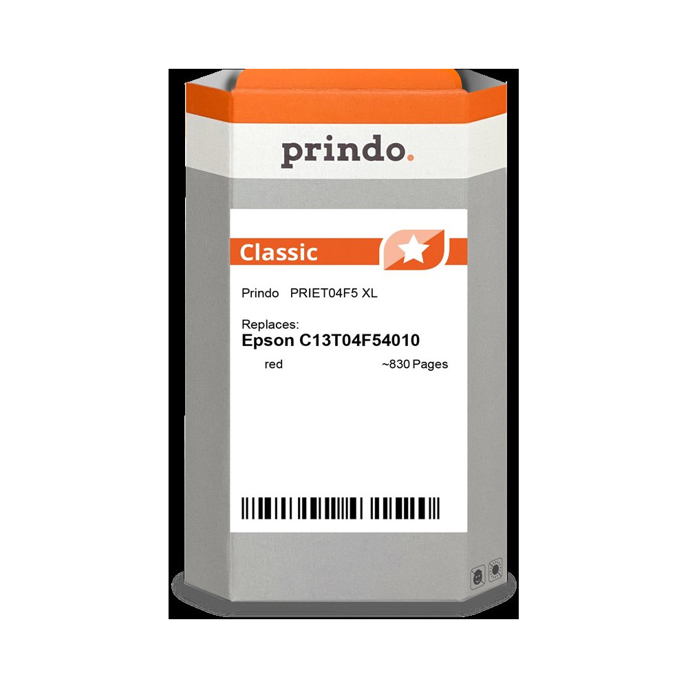 compatibile con Epson 478XL Rosso  Prindo Classic XL Rosso Cartuccia d'inchiostro